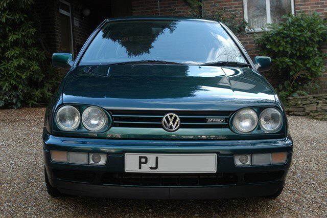 Front showing genuine VW factory upgrade twin headlamps